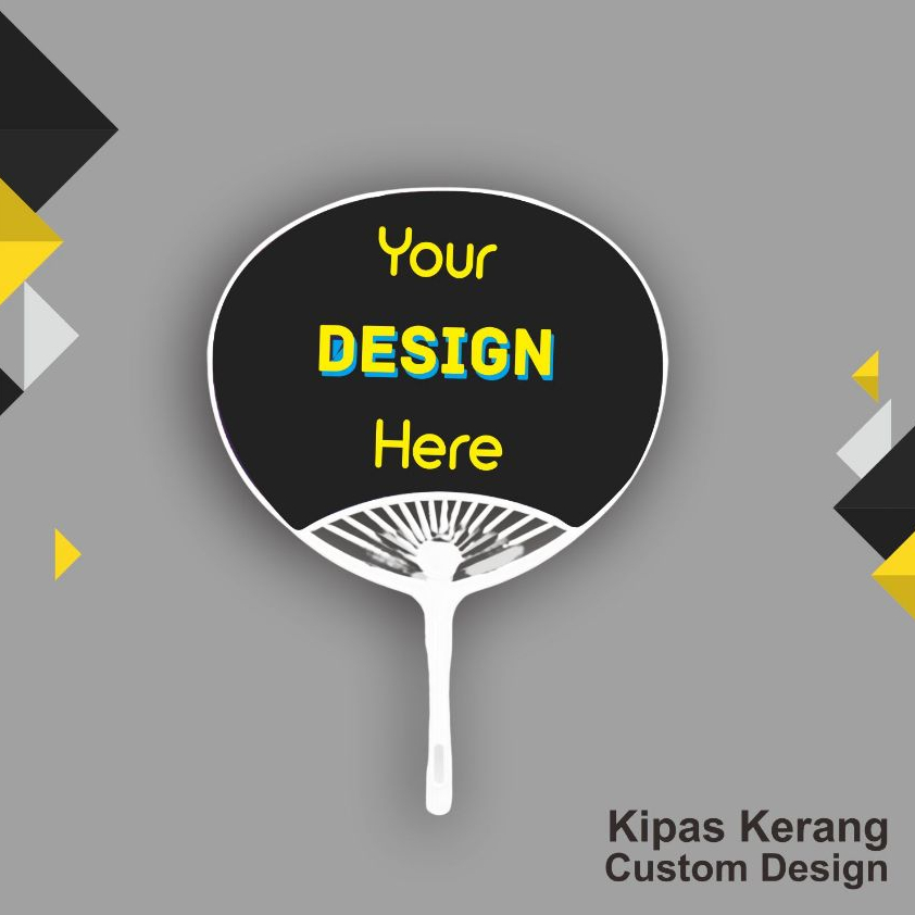 Custom Kipas Uchiwa / Kipas Kerang Custom / Kipas Jepang / Kipas Murah