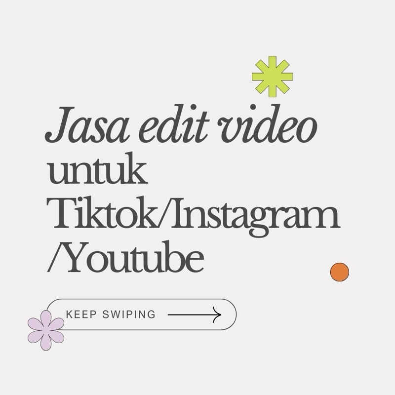 Jasa Edit Video Tugas/Shortform/Presentasi CEPAT SEHARI JADI