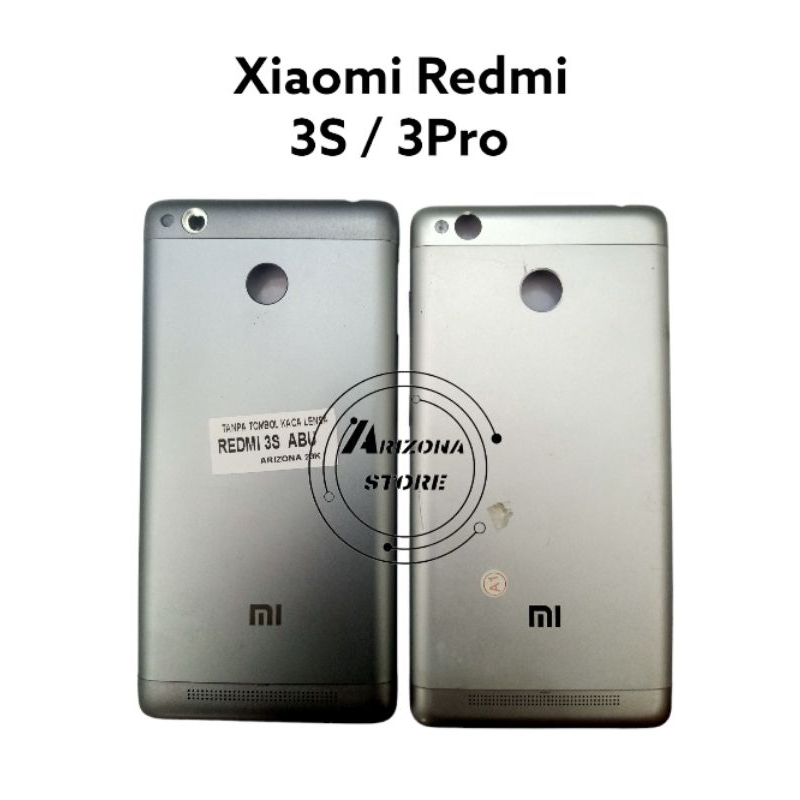 KESING BACKDOOR TUTUP BELAKANG XIAOMI REDMI 3S / 3 PRO ORIGINAL
