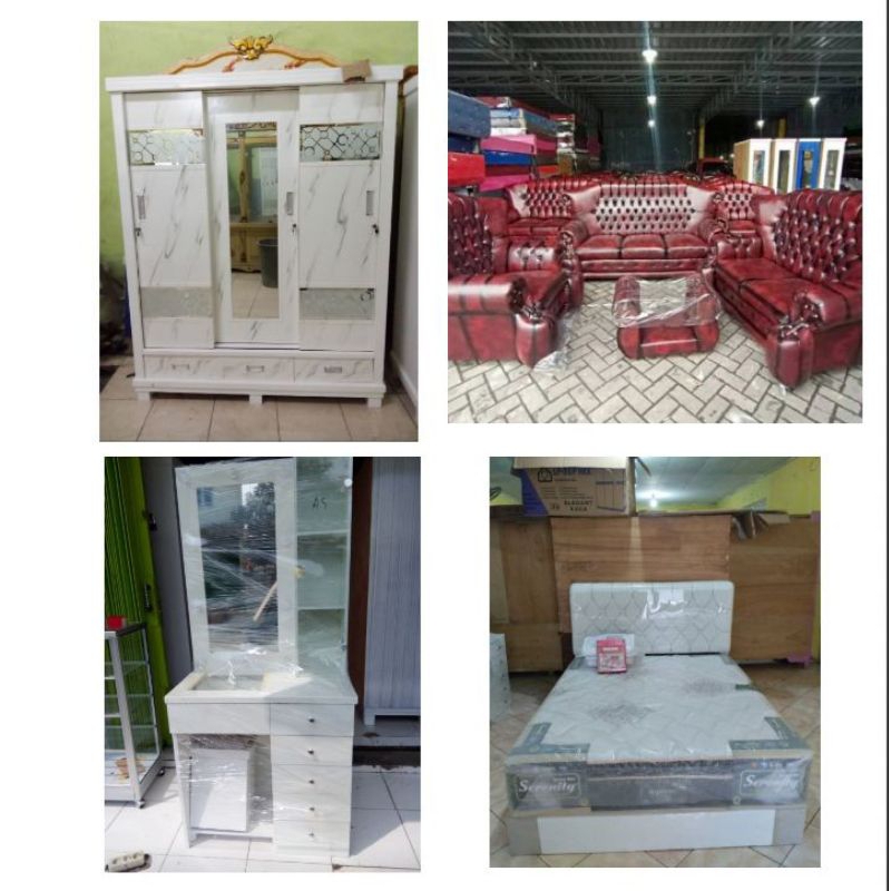 paket nikahan furniture paket 1 set kamar furniture paket seserahan furniture