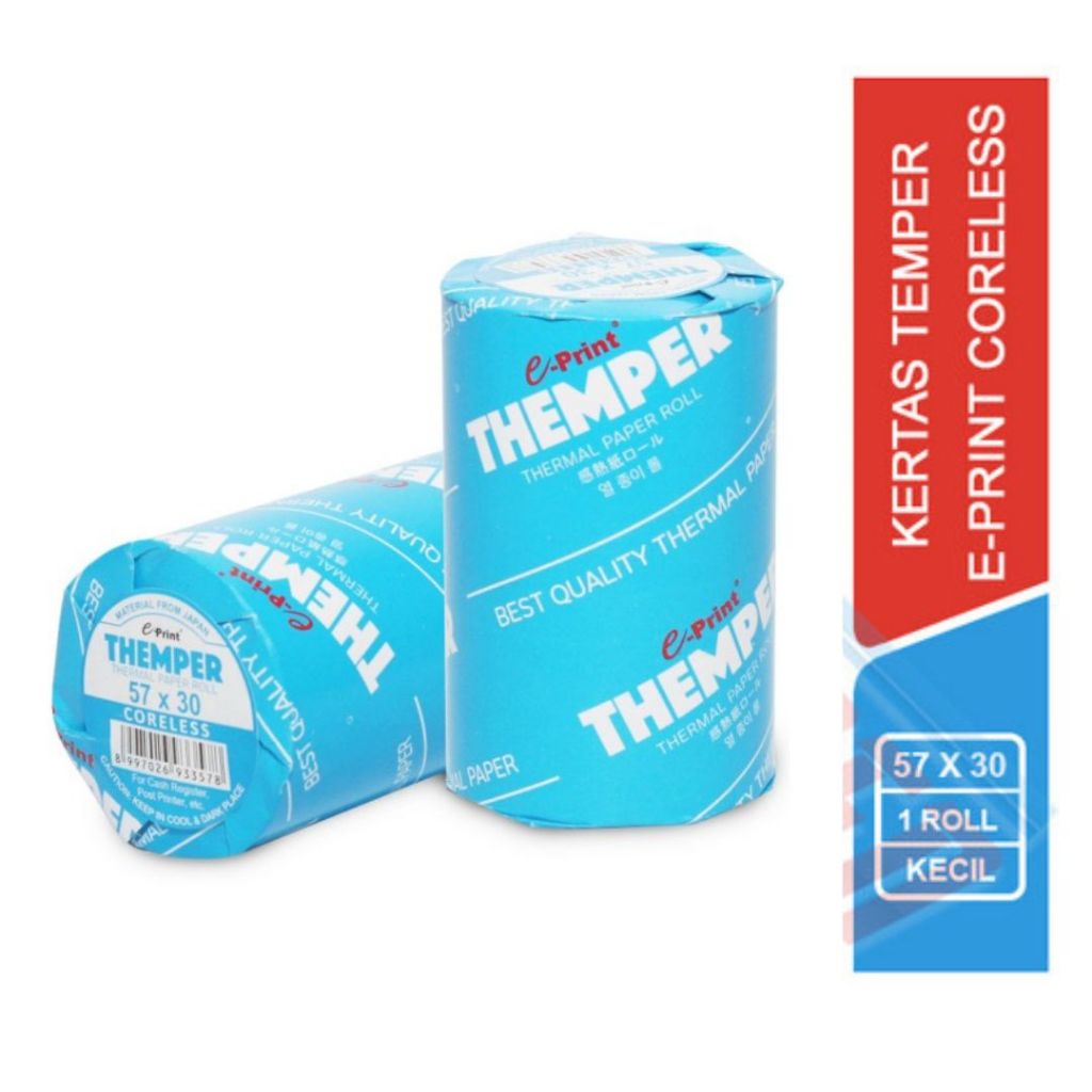 

Eprint Thermal Paper Roll 57x30 / Kertas thermal Print 57x30 (1 biji)
