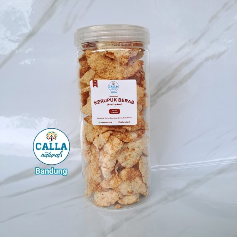 

( 100gr ) EMPING BERAS Kerupuk Beras Manis Rice Crackers No MSG, Gluten Free, Anti Asam Urat