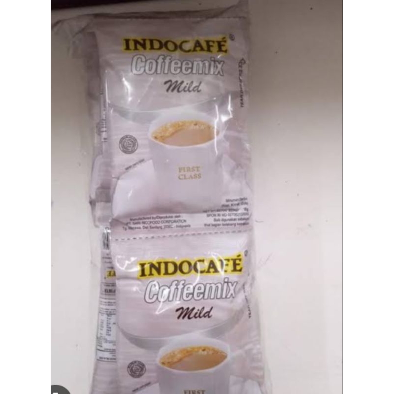 

Indocafe Coffeemix mild Isi 10sachet@18g