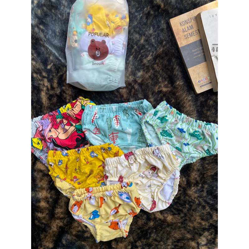 CELANA DALAM ANAK LAKI LAKI DAN PEREMPUAN satuan, set lusin,selusin, sekodi