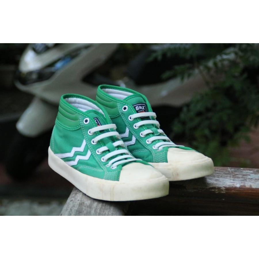 Geoff Max Official - Maverick Mid Green White | Sepatu Pria