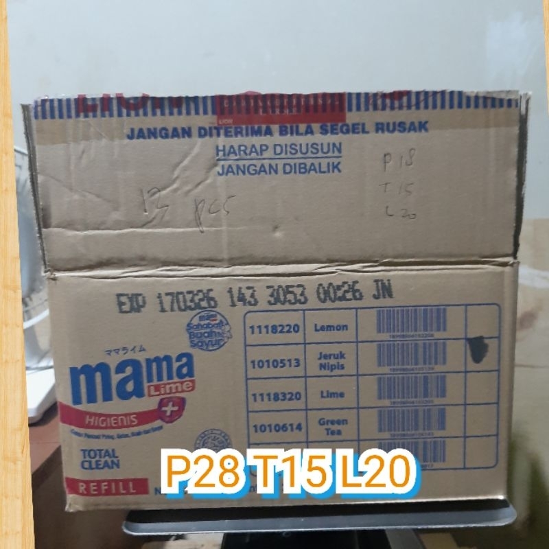 

Kardus Bekas Mama Lime Kemasan 2000