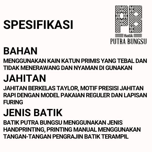 Hot Sale [Full Furing] Antasena Biru Kemeja Batik Pria Lengan Pendek Premium Batik Pria Anak Muda