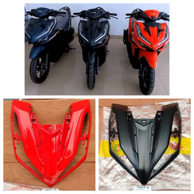 Cover front panel tameng lampu depan vario led 125 new K2V 2023 Semua warna