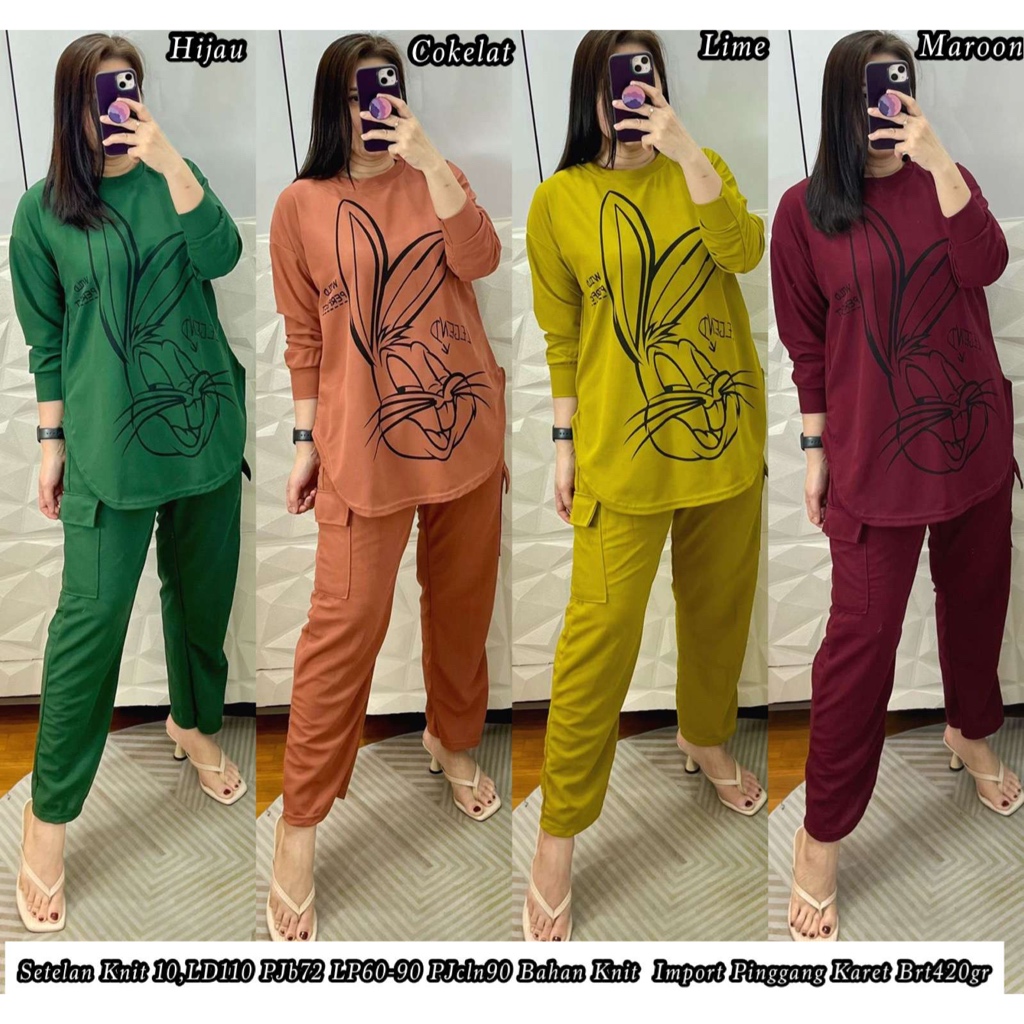 SETELAN KNIT 10 KNIT IMPORT