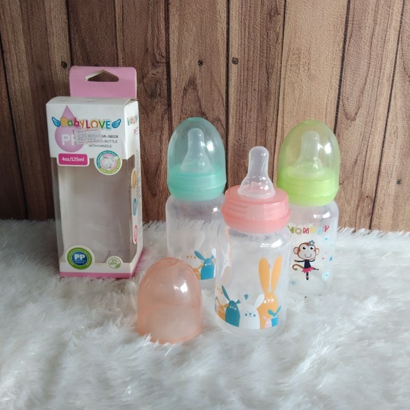 Botol Bayi BabyLOVE 125ml Dot Susu Bayi Lucu