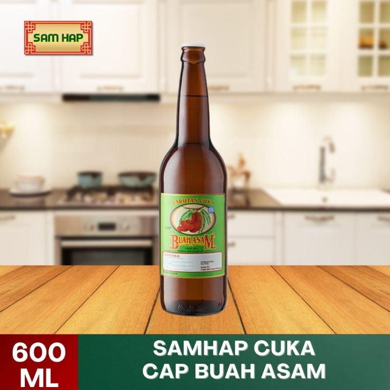 

SAMHAP Cuka Buah Asam 600ML | Cuka Makan | Cuka Masak