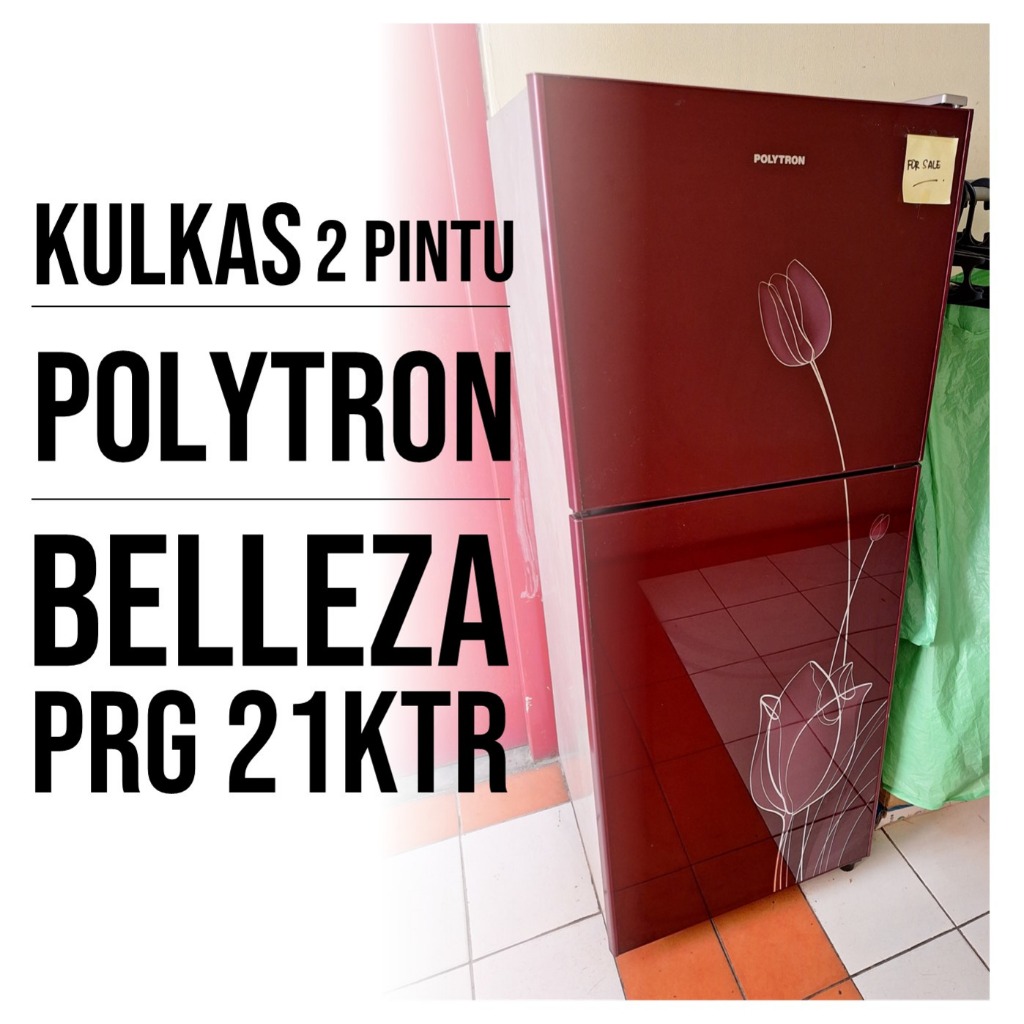 Kulkas 2 pintu Polytron Belleza PRG 21KTR