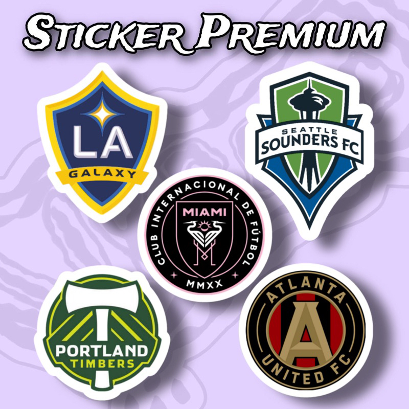 

Sticker Club Bola MLS America Pack Isi 5 Pcs Waterproof