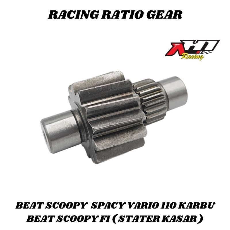 GEAR GIGI RATIO RASIO 13 14 T BEAT KARBU SCOOPY KARBU VARIO 110 KARBU BEAT Fi SCOOPY Fi STATER KASAR