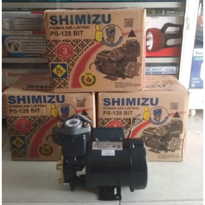 Pompa Air Shimizu PS-128 BIT Mesin Air Shimizu 128Bit