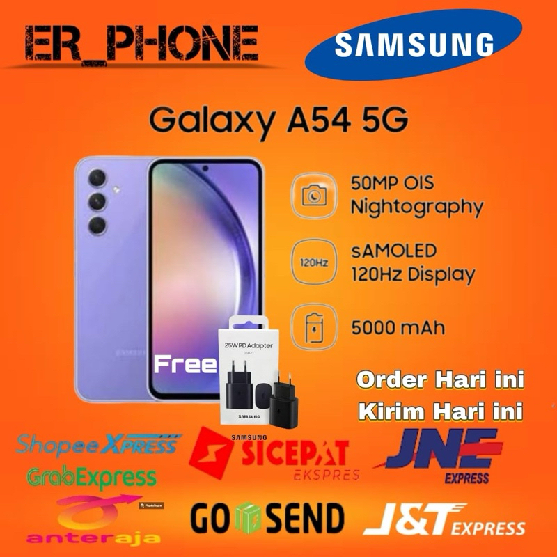 Samsung galaxy A54 5g 8/256 garansi resmi samsung 1Tahun