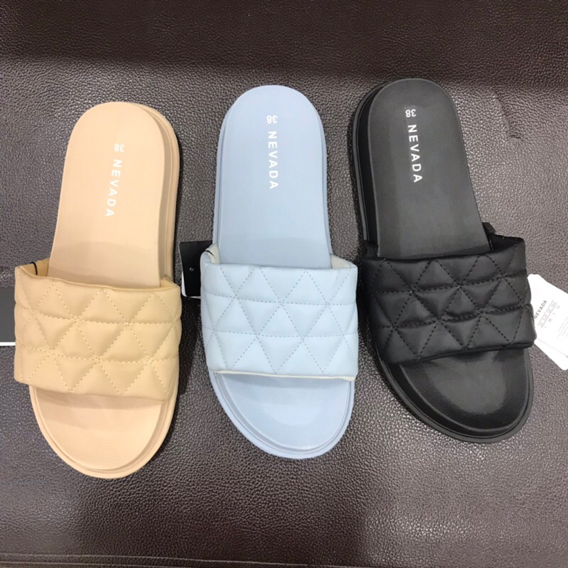 Nevada Sandal Selop Wanita super empuk | Sandal Pylon Flat Nevada