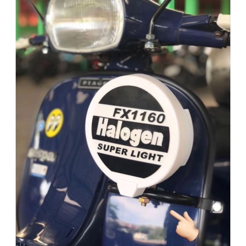 Bracket Lampu Tembak Foglamp Halogen Vespa Super Sprint Px