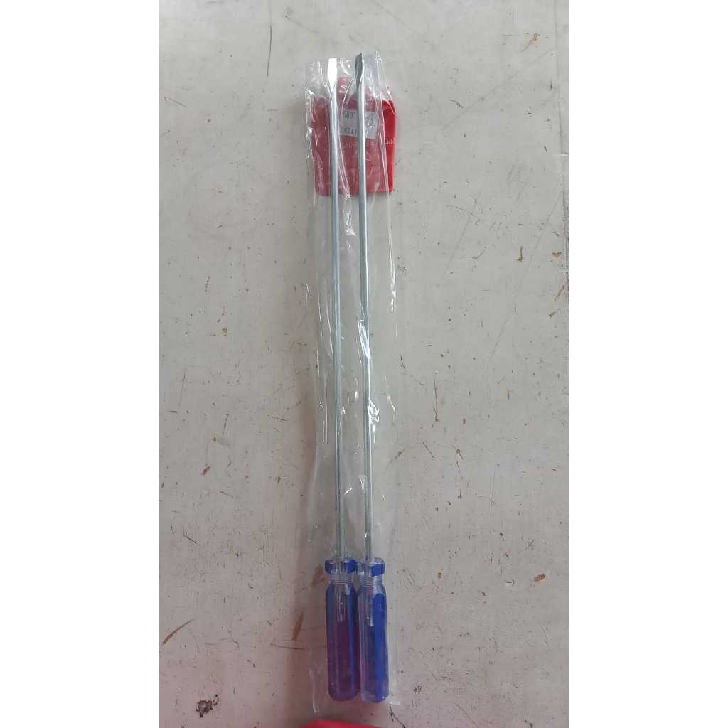 Obeng Kurus 30cm min, Obeng Min 30cm, Obeng Panjang 30cm Plus (+)