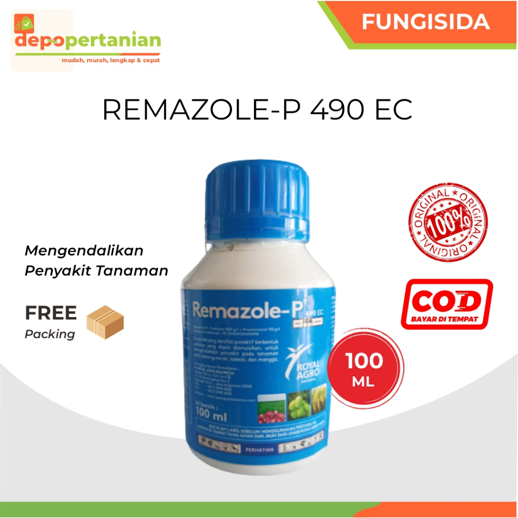 Fungisida Remazole-P 490 EC 100 ml Prokloraz Propikonazol Obat Pembasmi Penyakit Tanaman