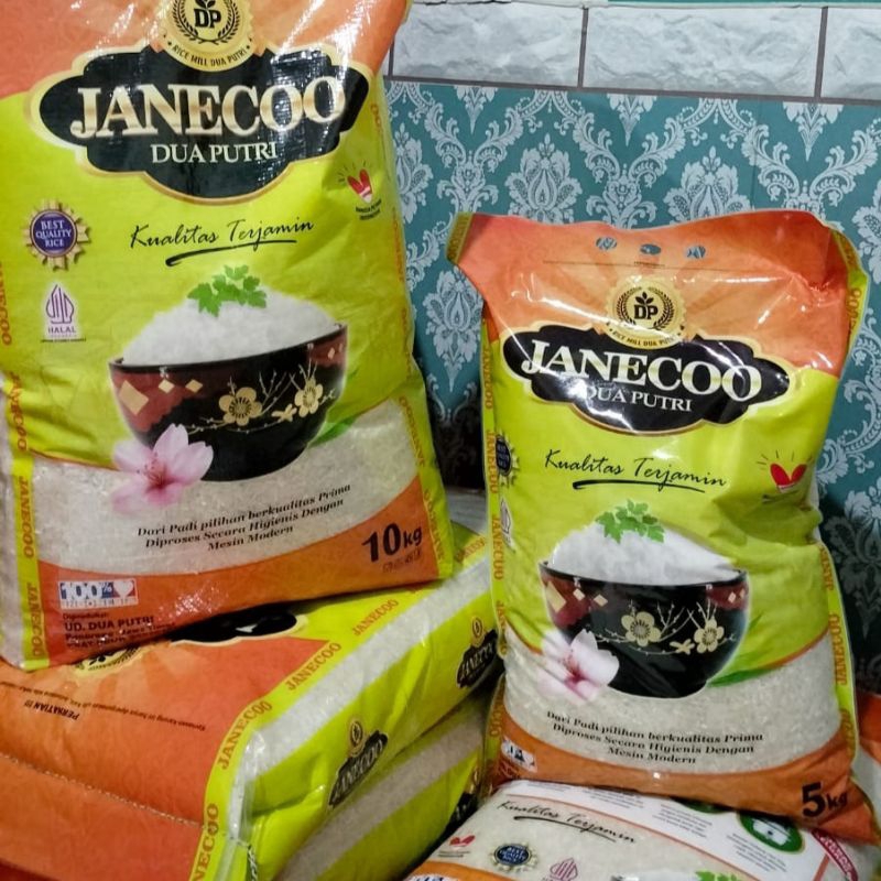 

BERAS 5kg C4 POLES SUPER, PREMIUM JANECOO, CITRAECOO dan DUA PUTRI