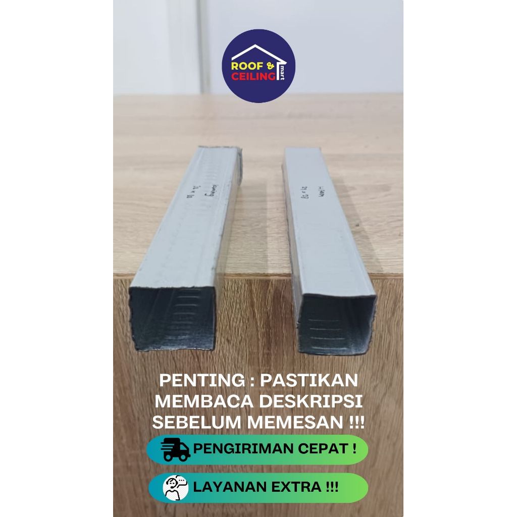 Hollow 4x4 0,25mm / Hollow gypsum / Hollow plafon / Rangka hollow