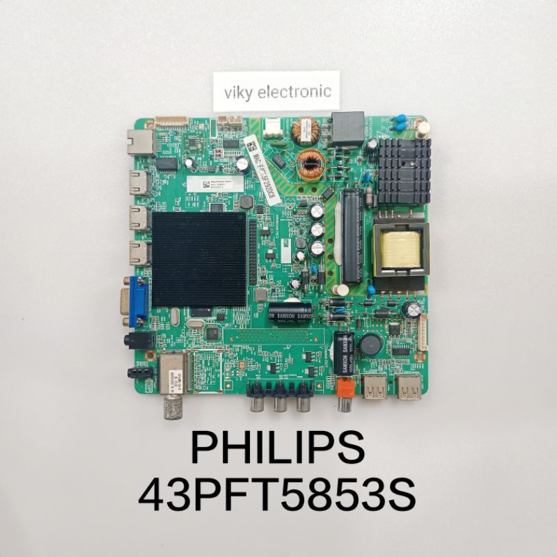 PHILIPS 43PFT5853S mainboard mb modul mobo mesin tv PHILIPS 43PFT5853S