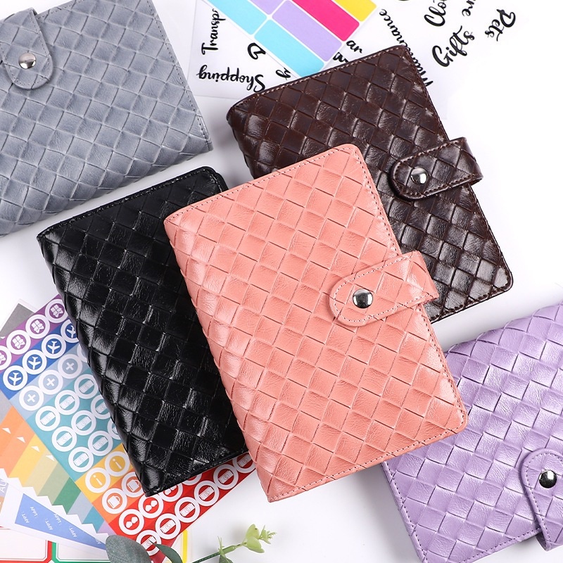 

【Wholesale】MOQ≥30 A6 BINDER NOTEBOOK SET WITH 12PCS ZIPPER BAG 2PCS STICKERS 2PCS LABEL