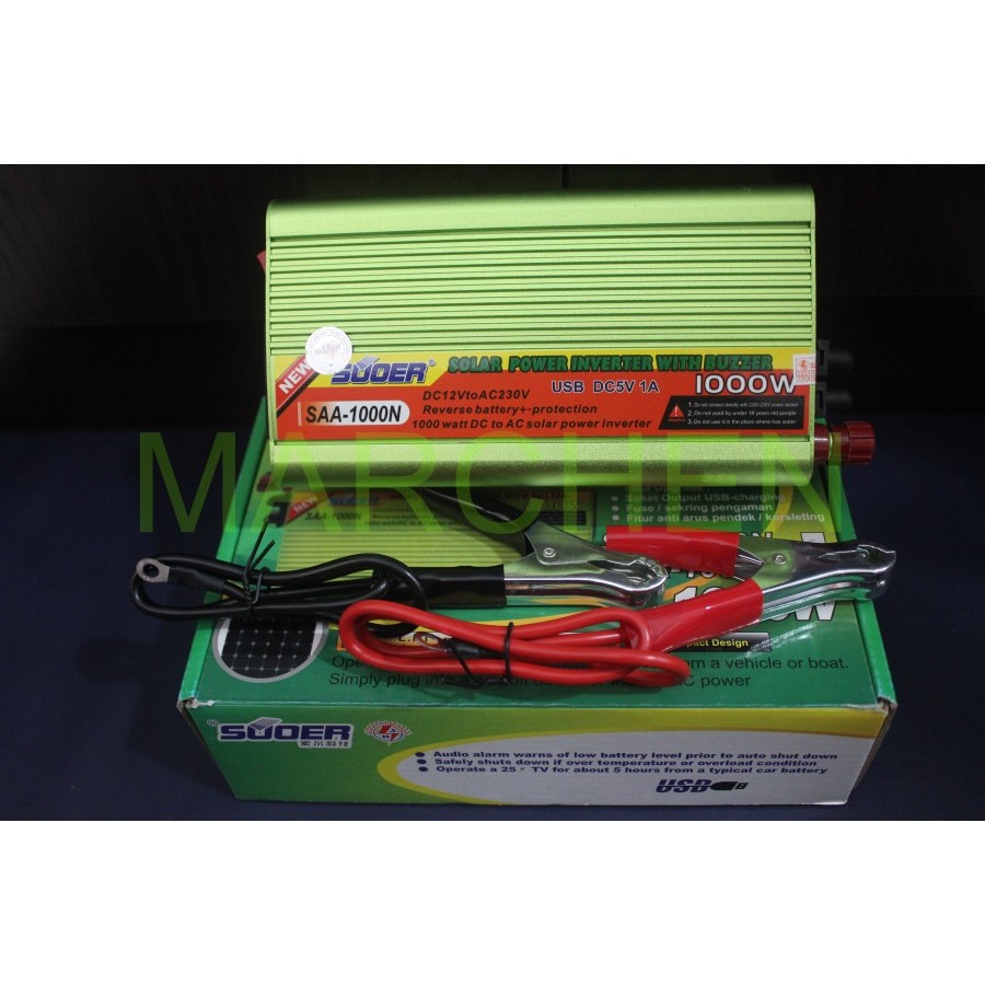 Inverter 12V 1000W SAA-1000N Suoer