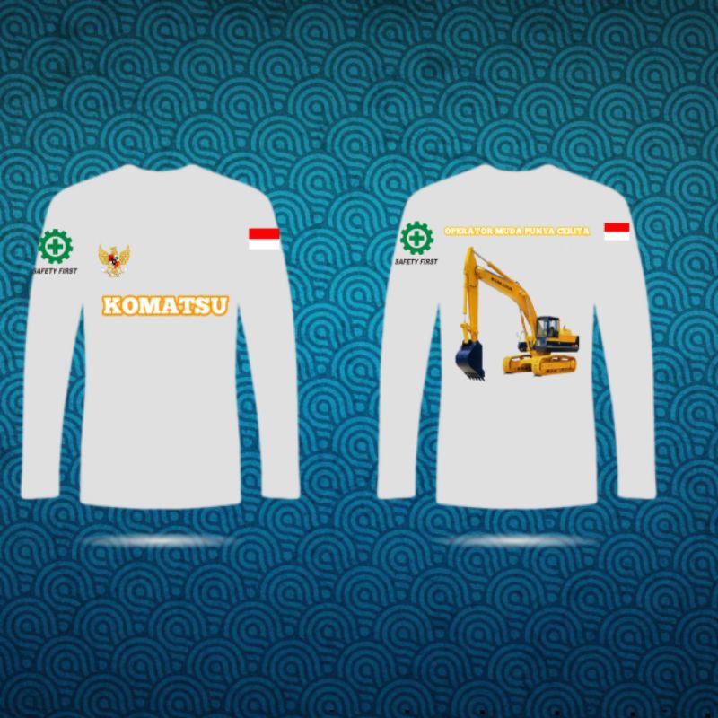 Kaos operator exsavator muda operator muda kaos polos pria kaos cowok pria