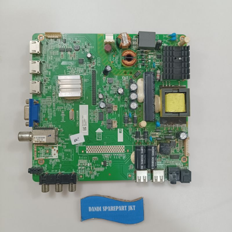 MB led tv Philips 43PFT4002S - MAINBOARD TV LED - MESIN TV LED