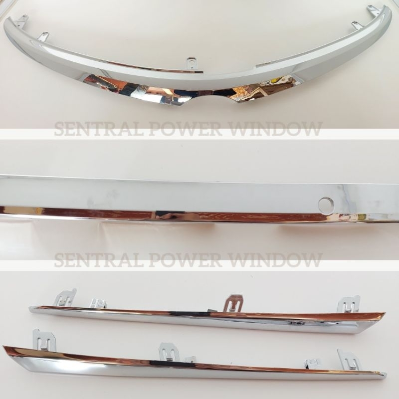 Paket Grill Kumis Bawahnya Dan List Krome Bagasi Vios Gen 3