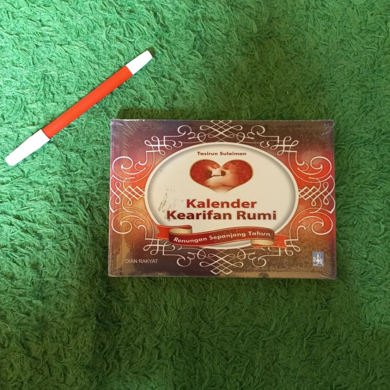ORIGINAL BUKU MOTIVASI KALENDER KEARIFAN RUMI RENUNGAN SEPANJANG TAHUN