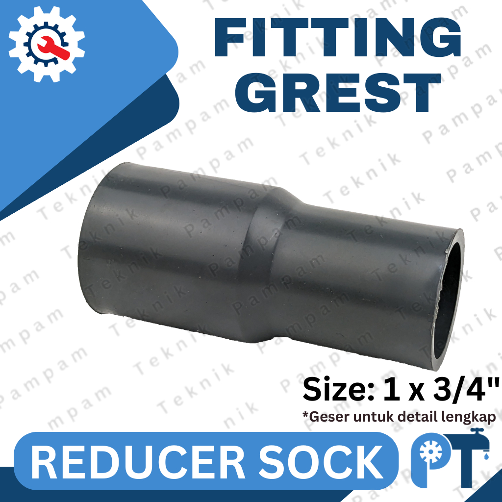 Reducer sock 1 x 3/4 AW Grest - Vlok sok 1" x 3/4" Ploksok 1x3/4 inch
