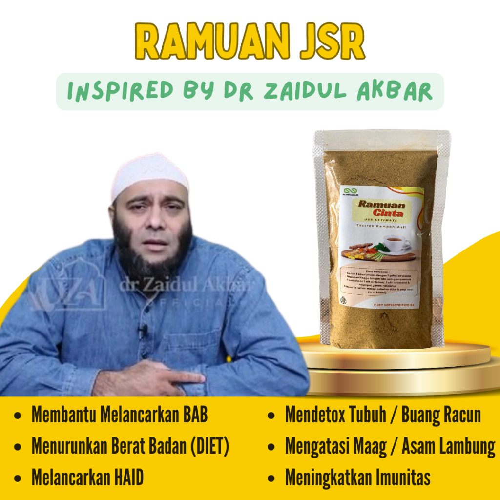 

RAMUAN RIMPANG CALYNA JSR ULTIMATE BY DR ZAIDUL AKBAR BAGUS UNTUK DIET HERBAL ALAMI ORGANIK