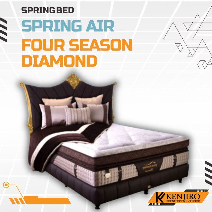 Kasur Springbed Spring Air New Diamond + Headboard Nicole
