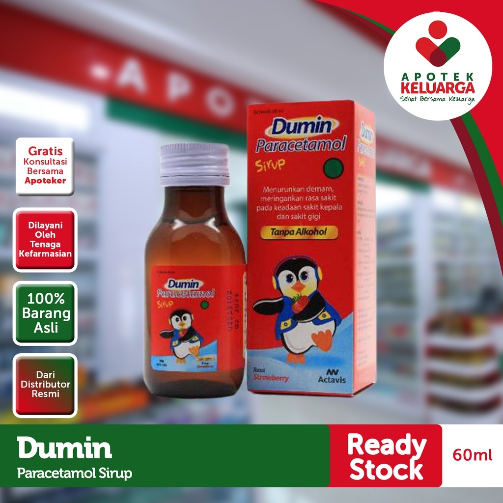 DUMIN SIRUP 60ML Sirup #OBAT DEMAM ANAK #SAKIT GIGI #OBAT NYERI