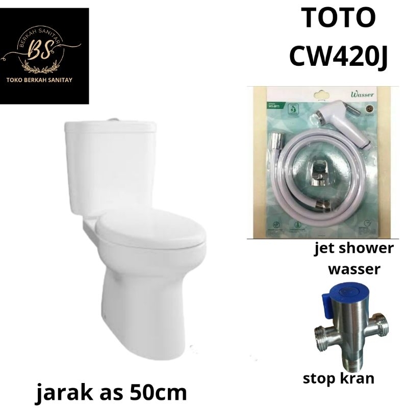 Closet Toto cw 420j/closet duduk cw420j tutup biasa
