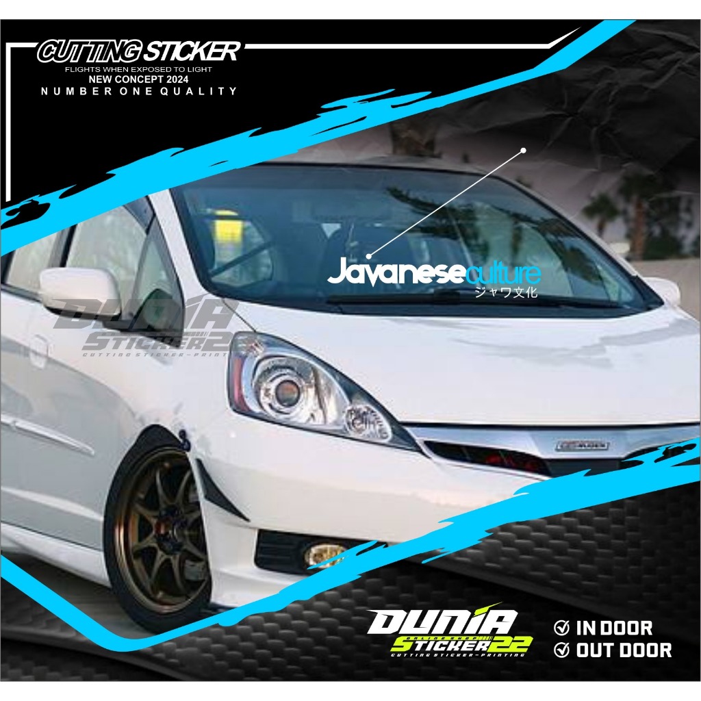 Sticker Cutting Mobil Javanese Culture / Sticker Cutting Kaca Mobil Javanese Culture  /Sticker Javan