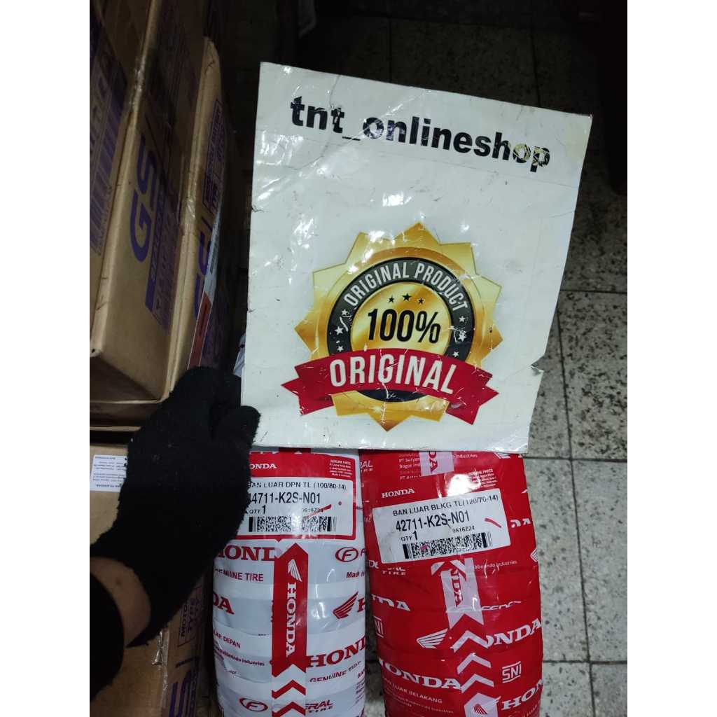 BAN LUAR PCX 150 ORIGINAL HONDA FEDERAL 100/80-14 TUBLESS / 120/70-14 TUBLESS
