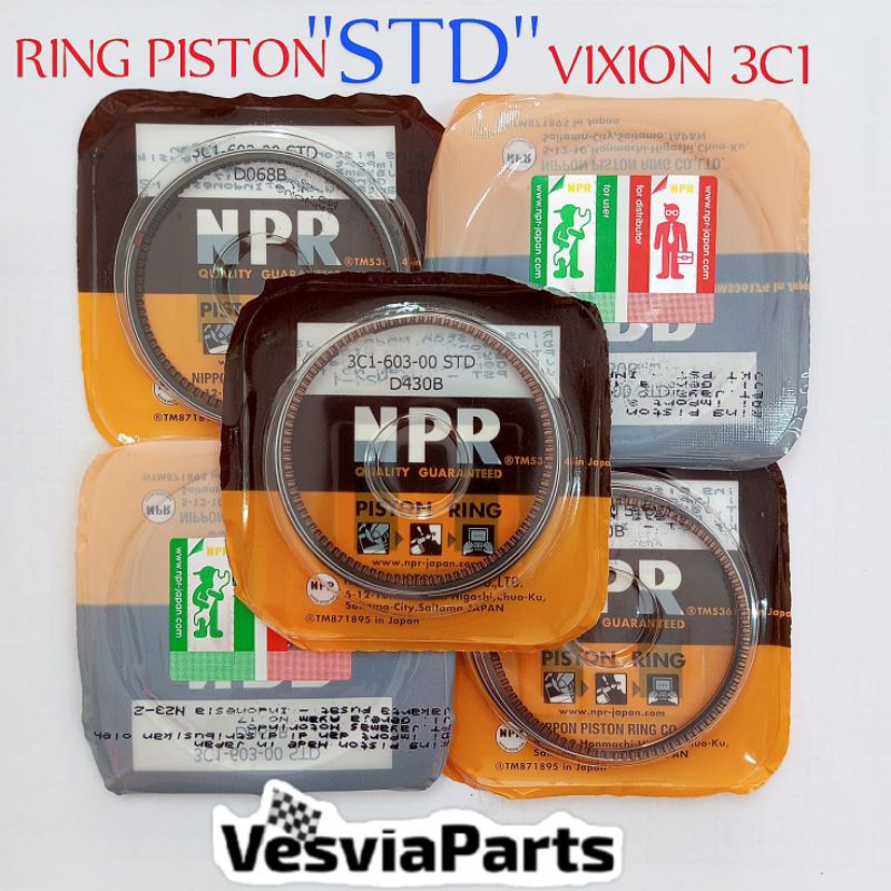 RING SEHER RING PISTON 3C1 " STD - 50 VIXION NPP