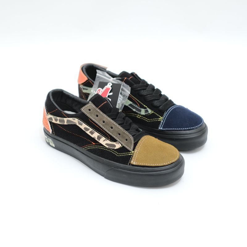 Vans Vault X Taka Hayashi DIY Low LX (H&L) Black Multi ORIGINAL RESMI