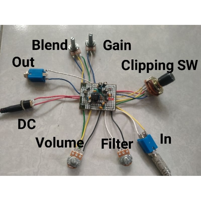 Kit efek gitar Bass Fuzz Vintage