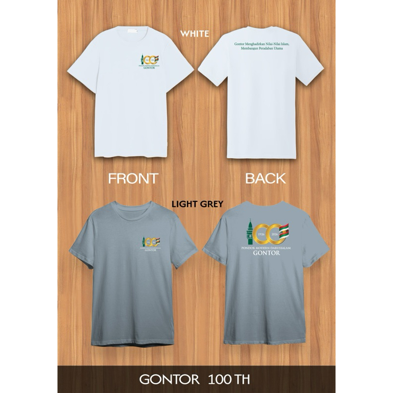 KAOS BAJU 100 TAHUN GONTOR