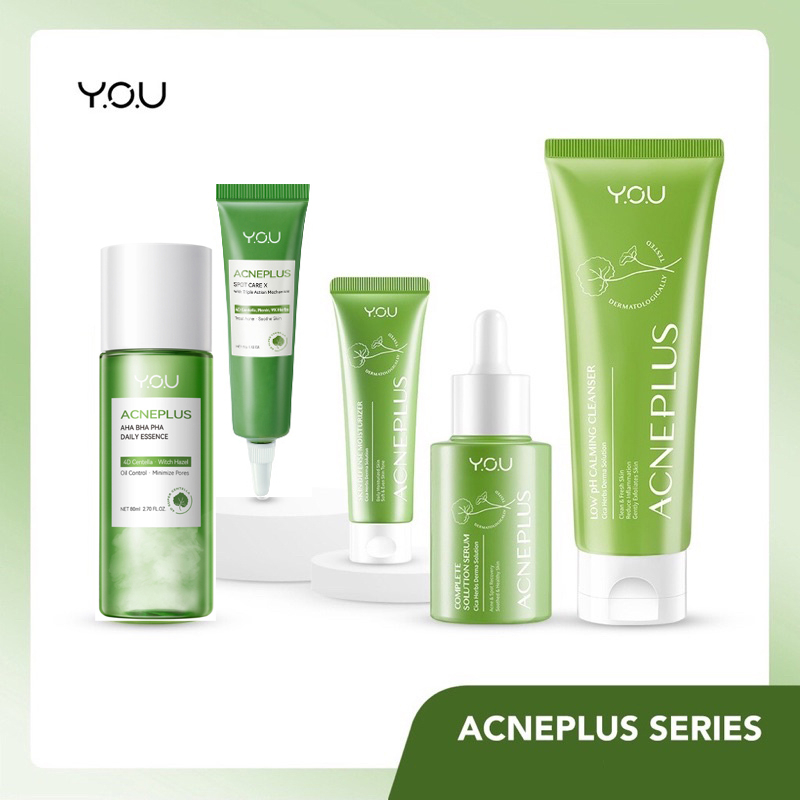 YOU AcnePlus with Niacinamide Centella AHA - Facial Wash/Serum/Acne Spot/Toner/Moisturizer