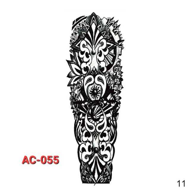 Tato Temporer Tattoo Tatto Temporary Full Lengan Tangan Besar Tahan Air Sementara Anti Air Seri AC-0
