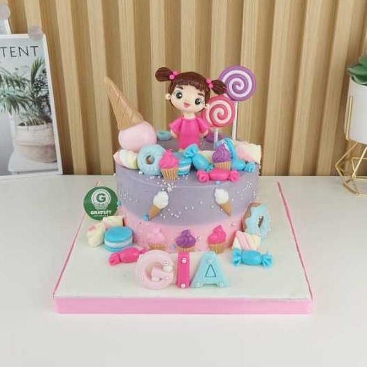 

CAKE FIGUR ICE CREAM UK 15CM / KUE ULANG TAHUN CUSTOME