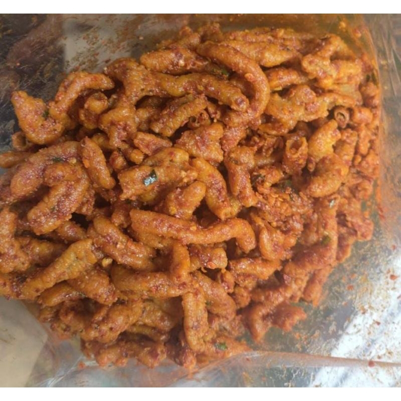 

keripik usus premium extra daun jeruk 500gram