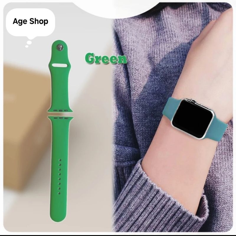 Tali jam tangan smartwatch smart watch t500 t55 x7 tali hijau
