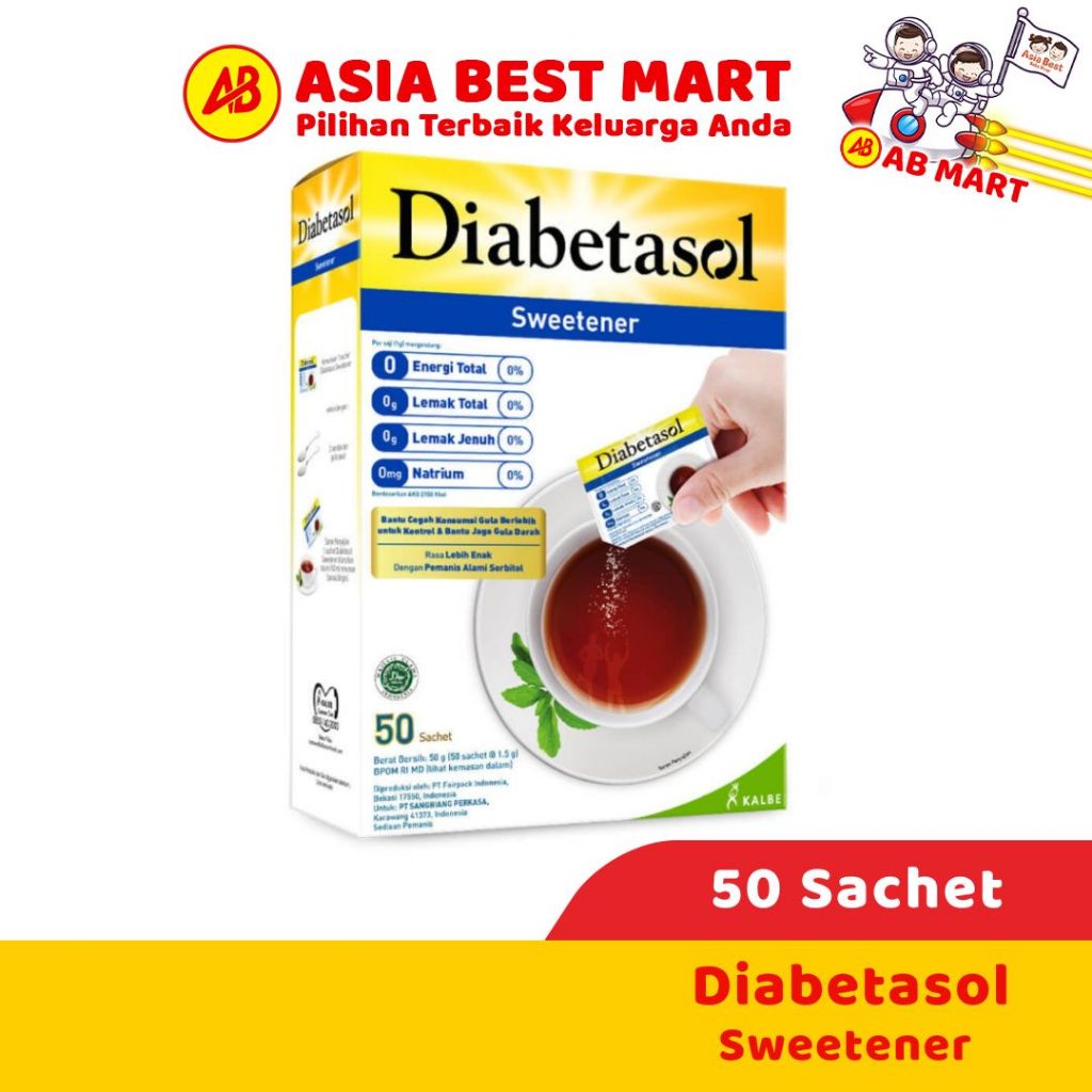 

Diabetasol Sweetener 50`S Gula Pemanis Diabetes